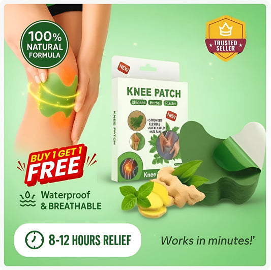 Herbal Knee Patch For Long-Lasting Relief (BUY 1 GET 1 FREE)🥳